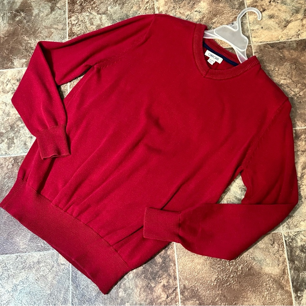 Cotton knit sweater youth XL mens Small